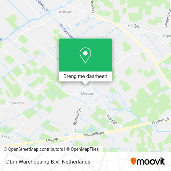 Dbm Warehousing B.V. kaart