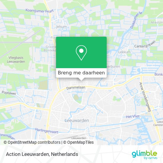 Action Leeuwarden kaart