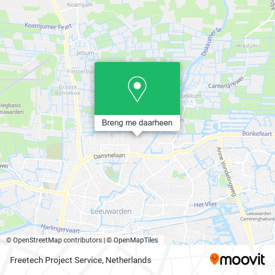 Freetech Project Service kaart