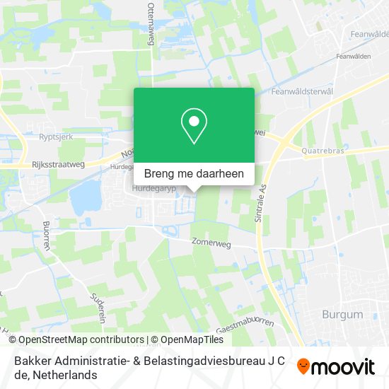 Bakker Administratie- & Belastingadviesbureau J C de kaart