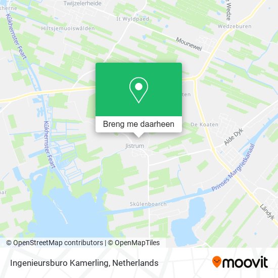 Ingenieursburo Kamerling kaart