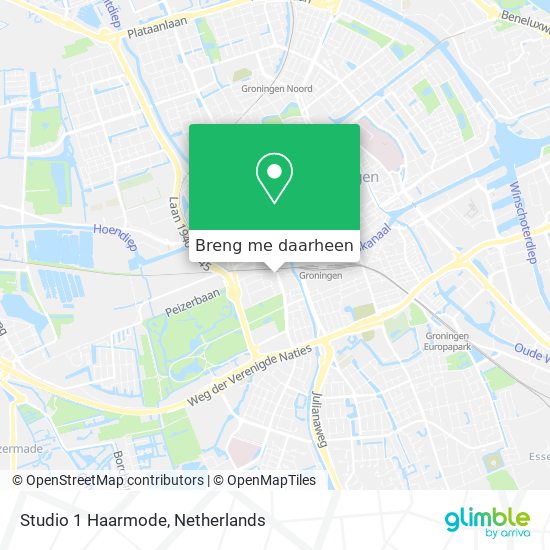 Studio 1 Haarmode kaart