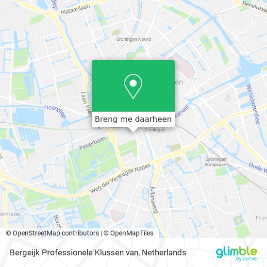 Bergeijk Professionele Klussen van kaart