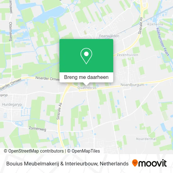 Bouius Meubelmakerij & Interieurbouw kaart