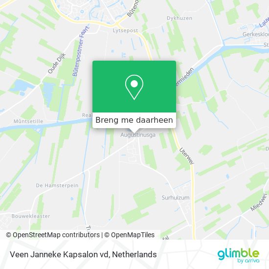 Veen Janneke Kapsalon vd kaart