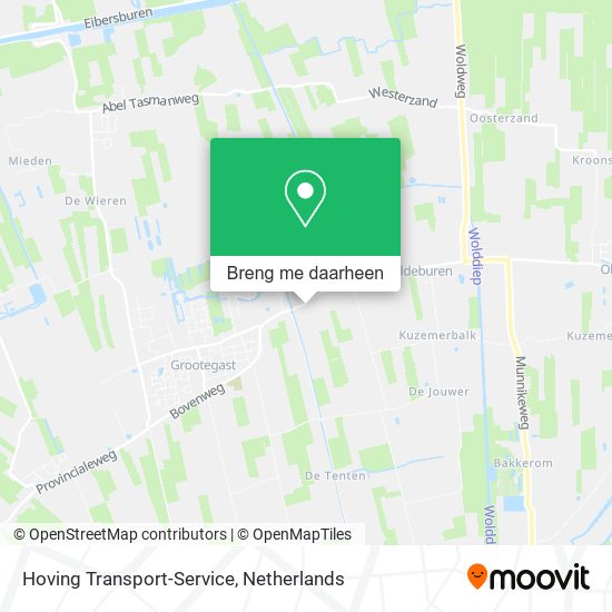 Hoving Transport-Service kaart