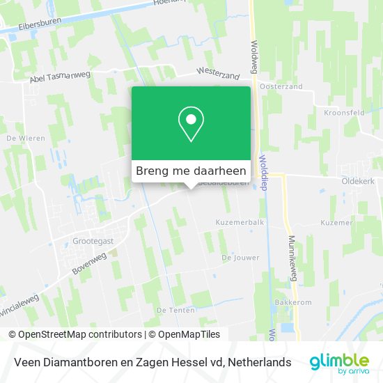 Veen Diamantboren en Zagen Hessel vd kaart