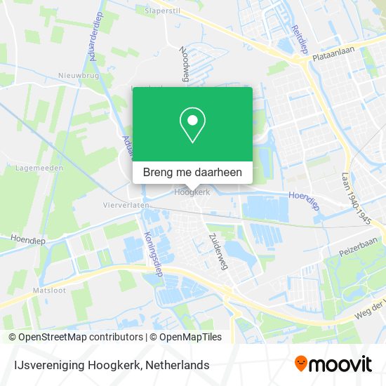 IJsvereniging Hoogkerk kaart