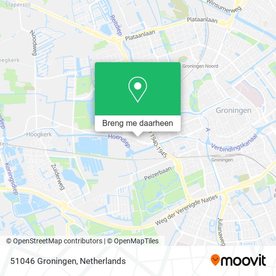 51046 Groningen kaart