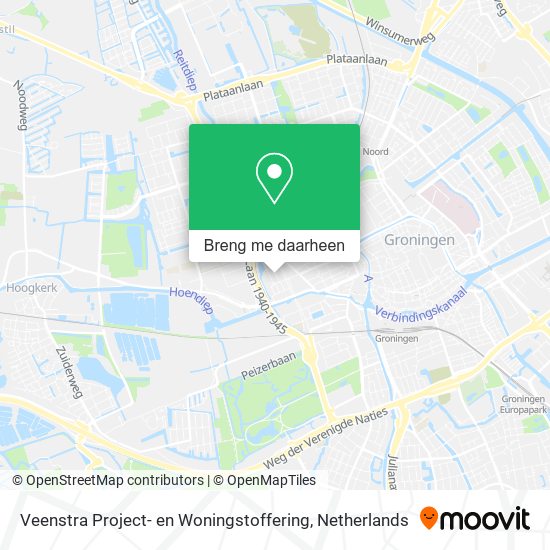 Veenstra Project- en Woningstoffering kaart