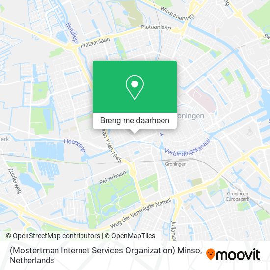 (Mostertman Internet Services Organization) Minso kaart