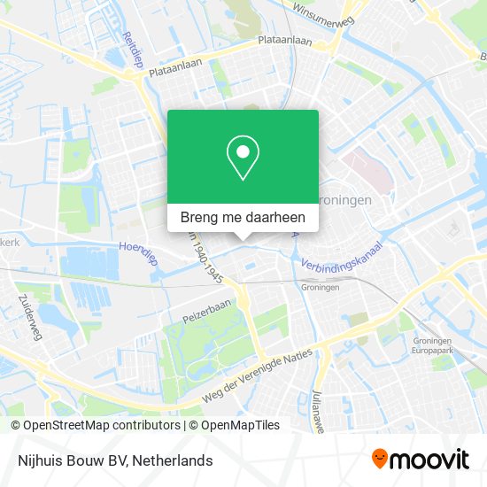 Nijhuis Bouw BV kaart