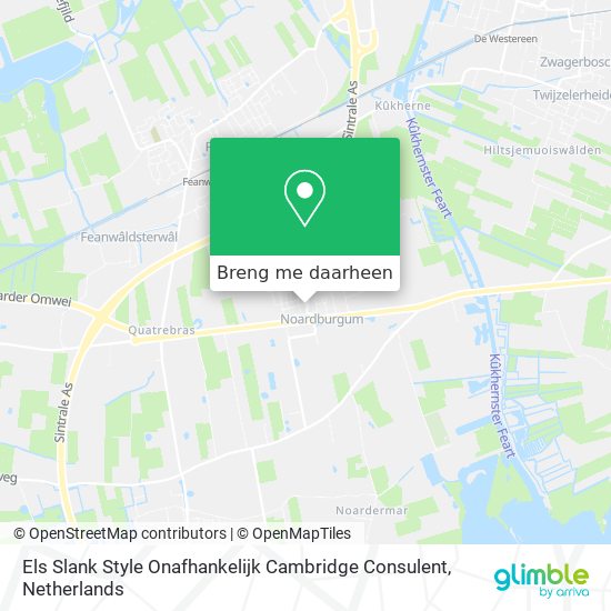 Els Slank Style Onafhankelijk Cambridge Consulent kaart