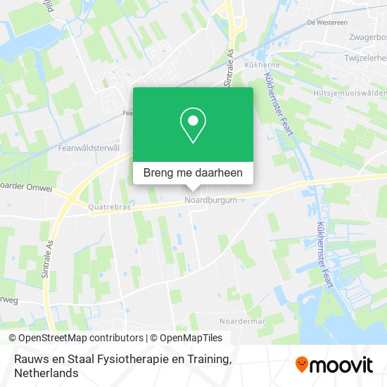 Rauws en Staal Fysiotherapie en Training kaart