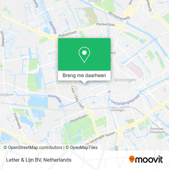 Letter & Lijn BV kaart