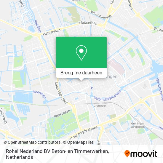 Rohel Nederland BV Beton- en Timmerwerken kaart