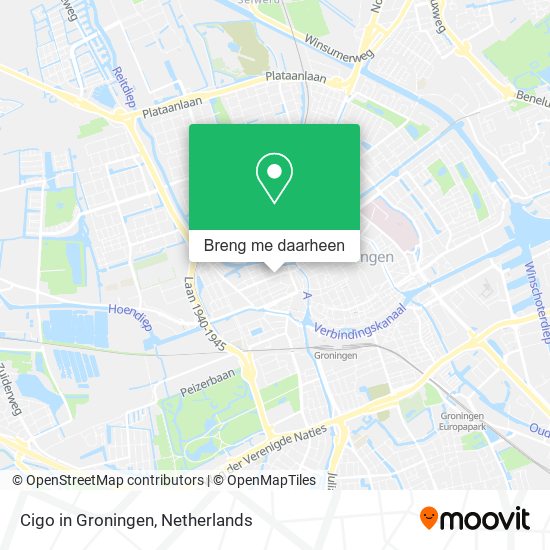 Cigo in Groningen kaart