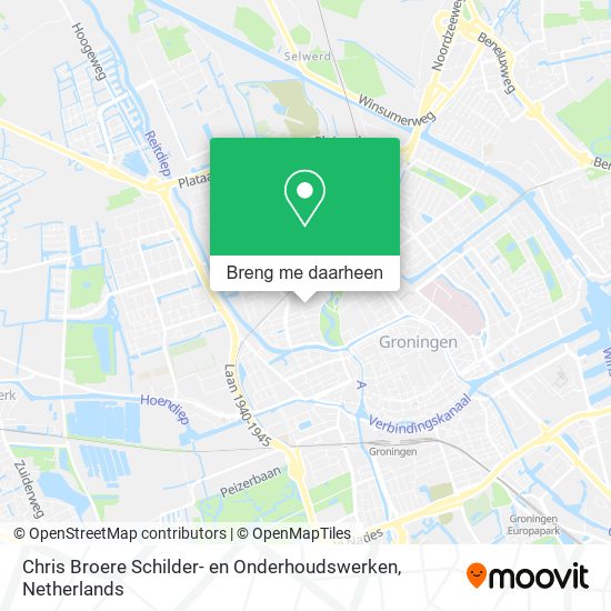 Chris Broere Schilder- en Onderhoudswerken kaart