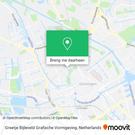 Greetje Bijleveld Grafische Vormgeving kaart
