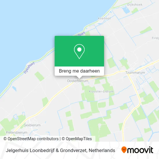 Jelgerhuis Loonbedrijf & Grondverzet kaart