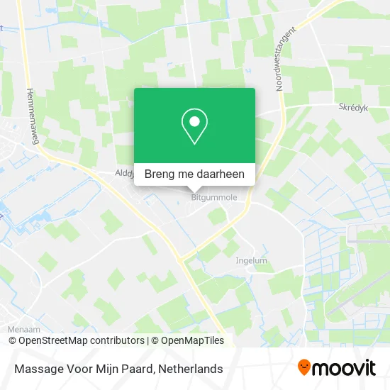 Massage Voor Mijn Paard kaart