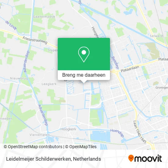 Leidelmeijer Schilderwerken kaart