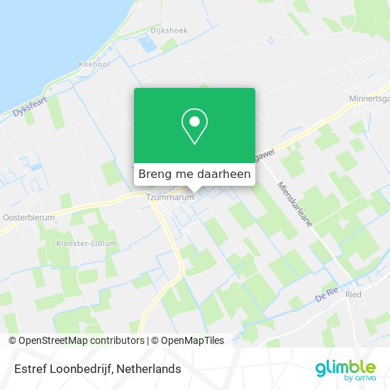 Estref Loonbedrijf kaart