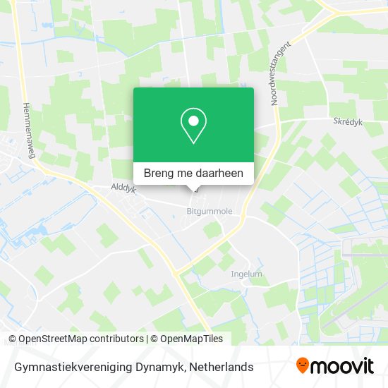 Gymnastiekvereniging Dynamyk kaart