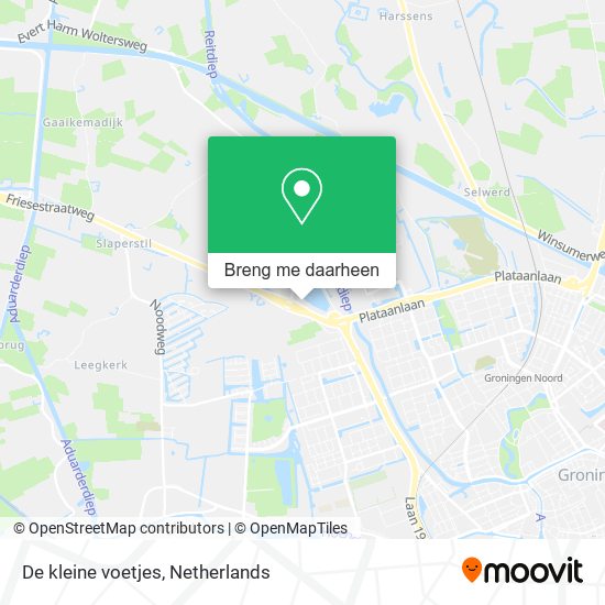 De kleine voetjes kaart