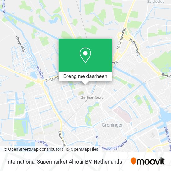 International Supermarket Alnour BV kaart