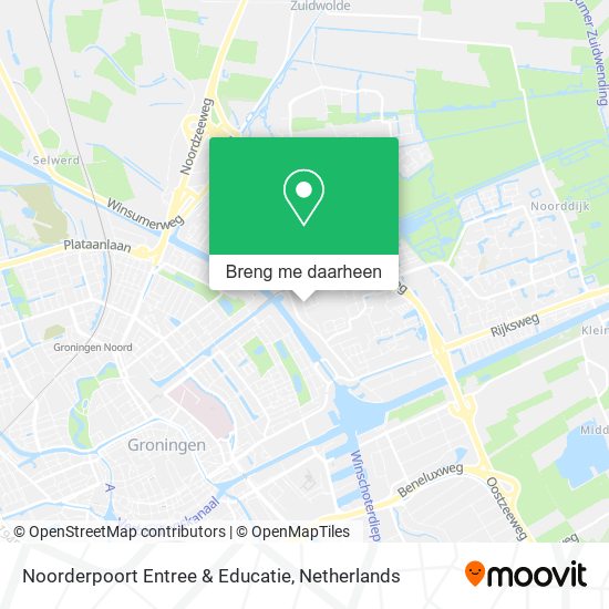 Noorderpoort Entree & Educatie kaart