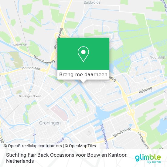 Stichting Fair Back Occasions voor Bouw en Kantoor kaart