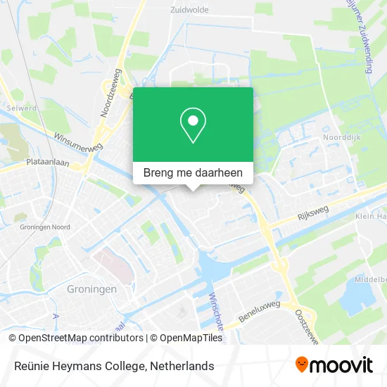 Reünie Heymans College kaart