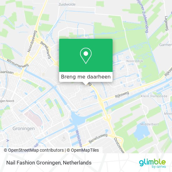 Nail Fashion Groningen kaart