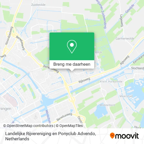 Landelijke Rijvereniging en Ponyclub Advendo kaart