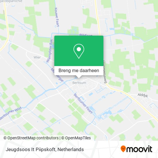 Jeugdsoos It Piipskoft kaart