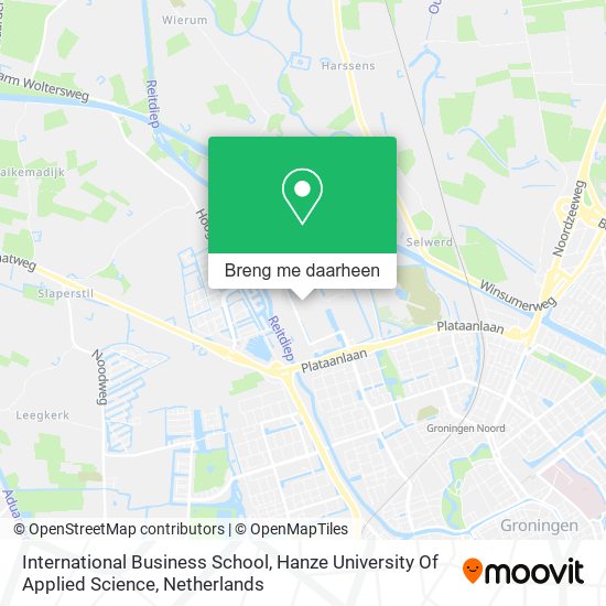 International Business School, Hanze University Of Applied Science kaart