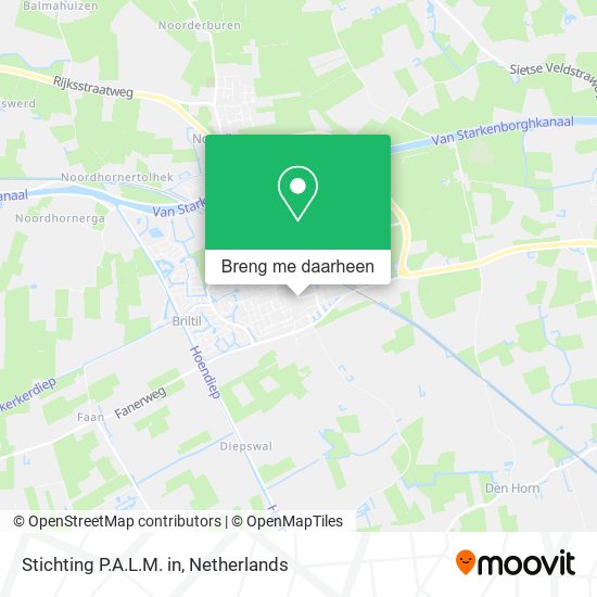 Stichting P.A.L.M. in kaart