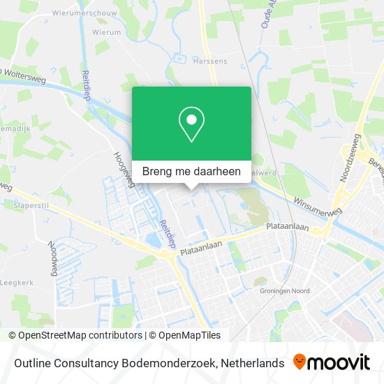 Outline Consultancy Bodemonderzoek kaart