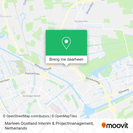 Marleen Oostland Interim & Projectmanagement kaart