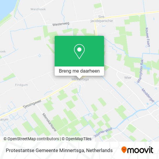 Protestantse Gemeente Minnertsga kaart