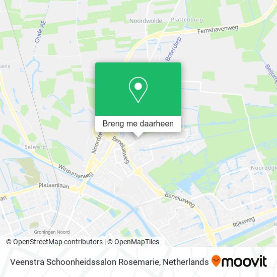 Veenstra Schoonheidssalon Rosemarie kaart