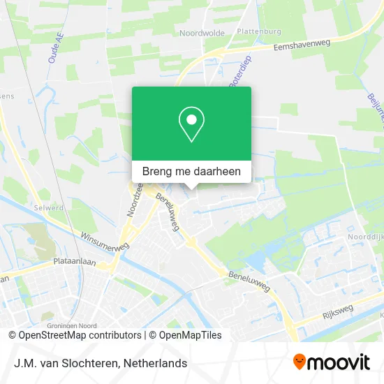 J.M. van Slochteren kaart