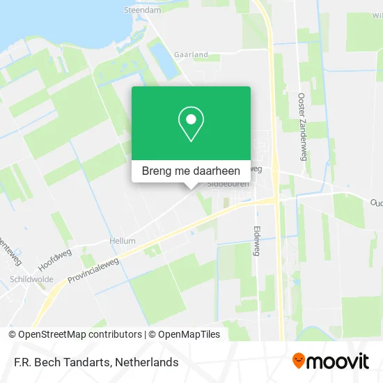 F.R. Bech Tandarts kaart