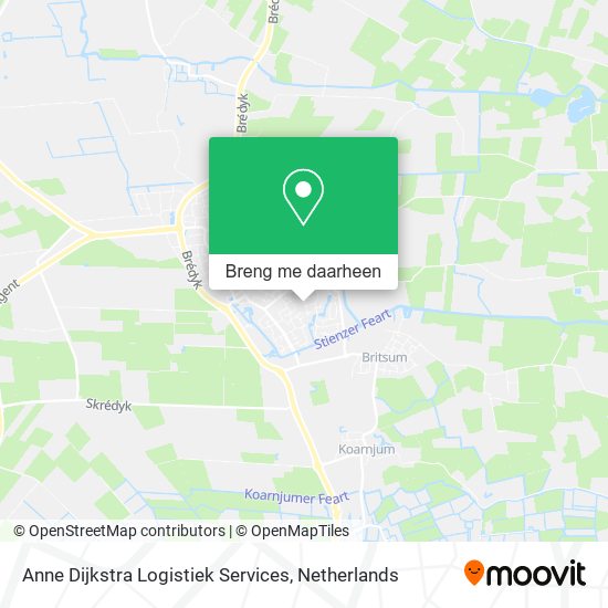 Anne Dijkstra Logistiek Services kaart