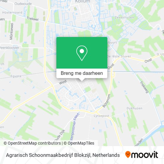 Agrarisch Schoonmaakbedrijf Blokzijl kaart
