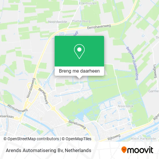 Arends Automatisering Bv kaart