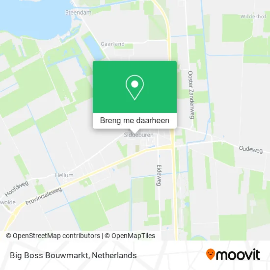 Big Boss Bouwmarkt kaart