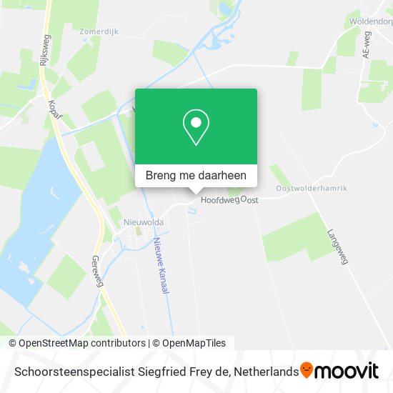 Schoorsteenspecialist Siegfried Frey de kaart