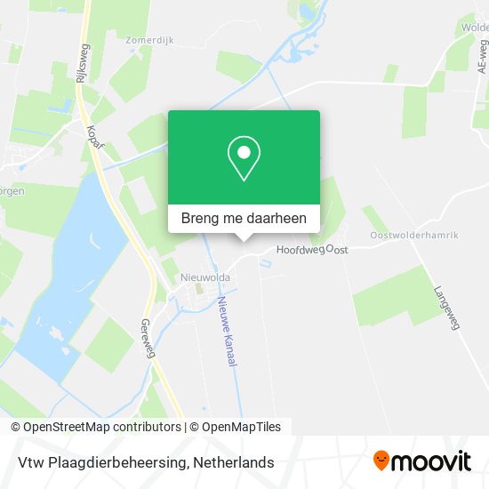 Vtw Plaagdierbeheersing kaart